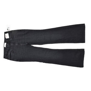 Wrangler Women's Black High Rise Fierce Flare Jeans Regular Size 8x32 Cotton NEW